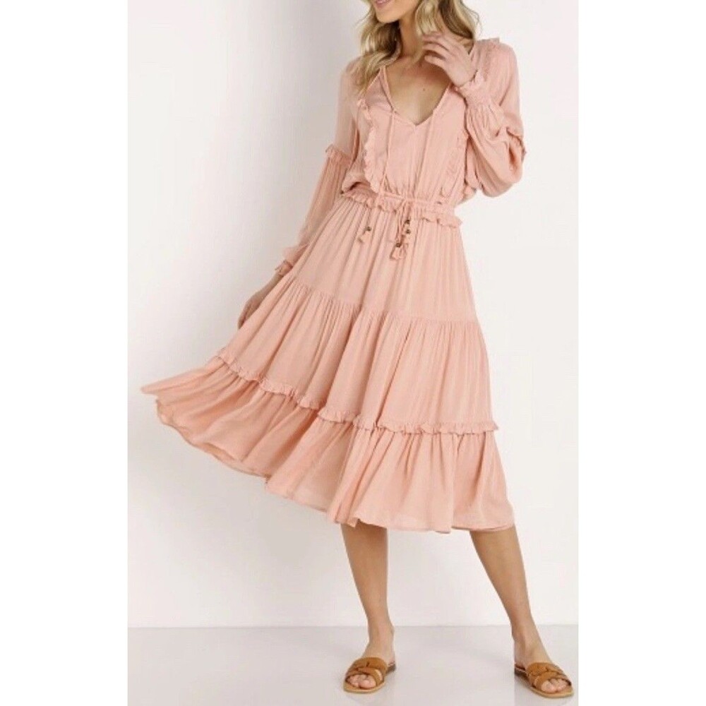 Spell & The Gypsy Collective Clementine Soiree Dress XS Cottagecore Boho Prairie